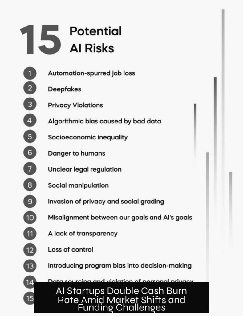 AI Startups Double Cash Burn Rate Amid Market Shifts and Funding Challenges