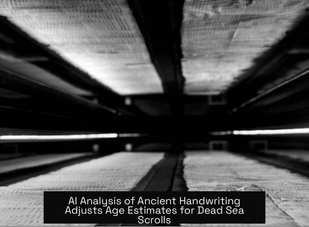 AI Analysis of Ancient Handwriting Adjusts Age Estimates for Dead Sea Scrolls
