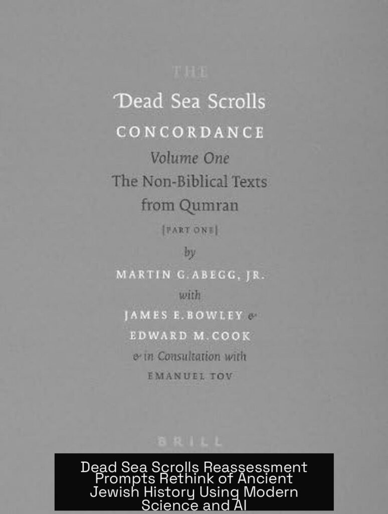 Dead Sea Scrolls Reassessment Prompts Rethink of Ancient Jewish History Using Modern Science and AI