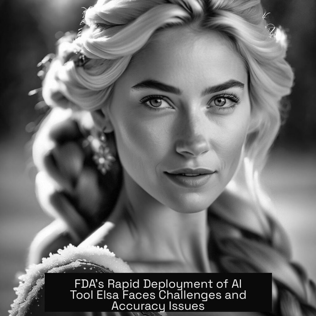FDA's Rapid Deployment of AI Tool Elsa Faces Challenges and Accuracy Issues