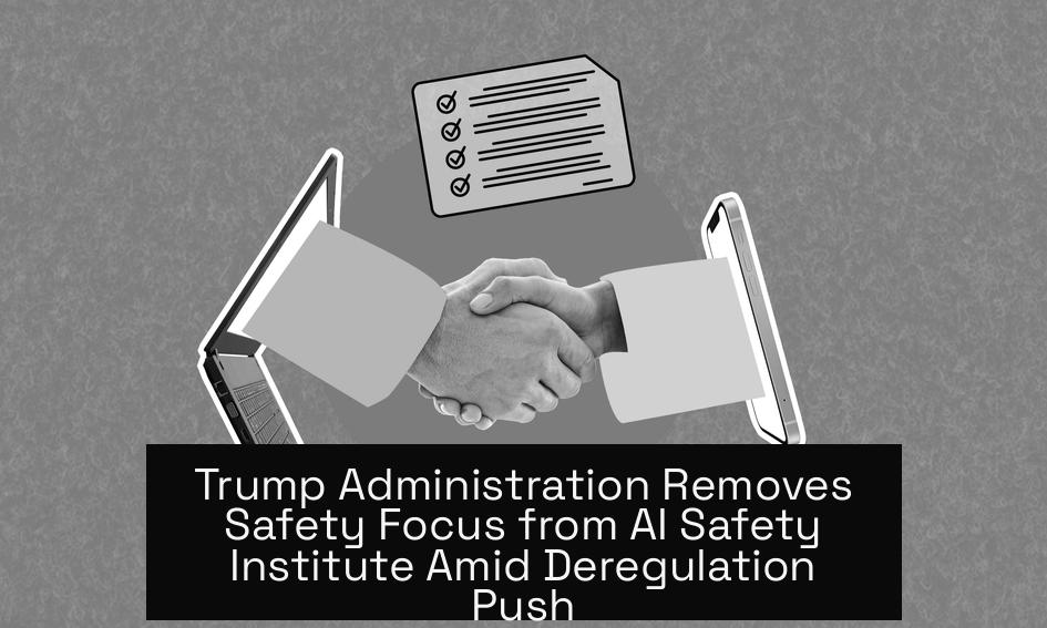 Trump Administration Removes Safety Focus from AI Safety Institute Amid Deregulation Push